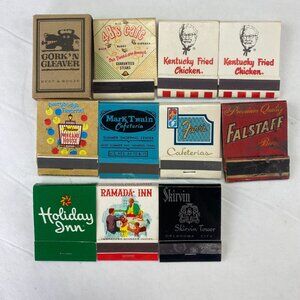 Vintage Hotel Restaurant Beer Matchbook Lot of  11